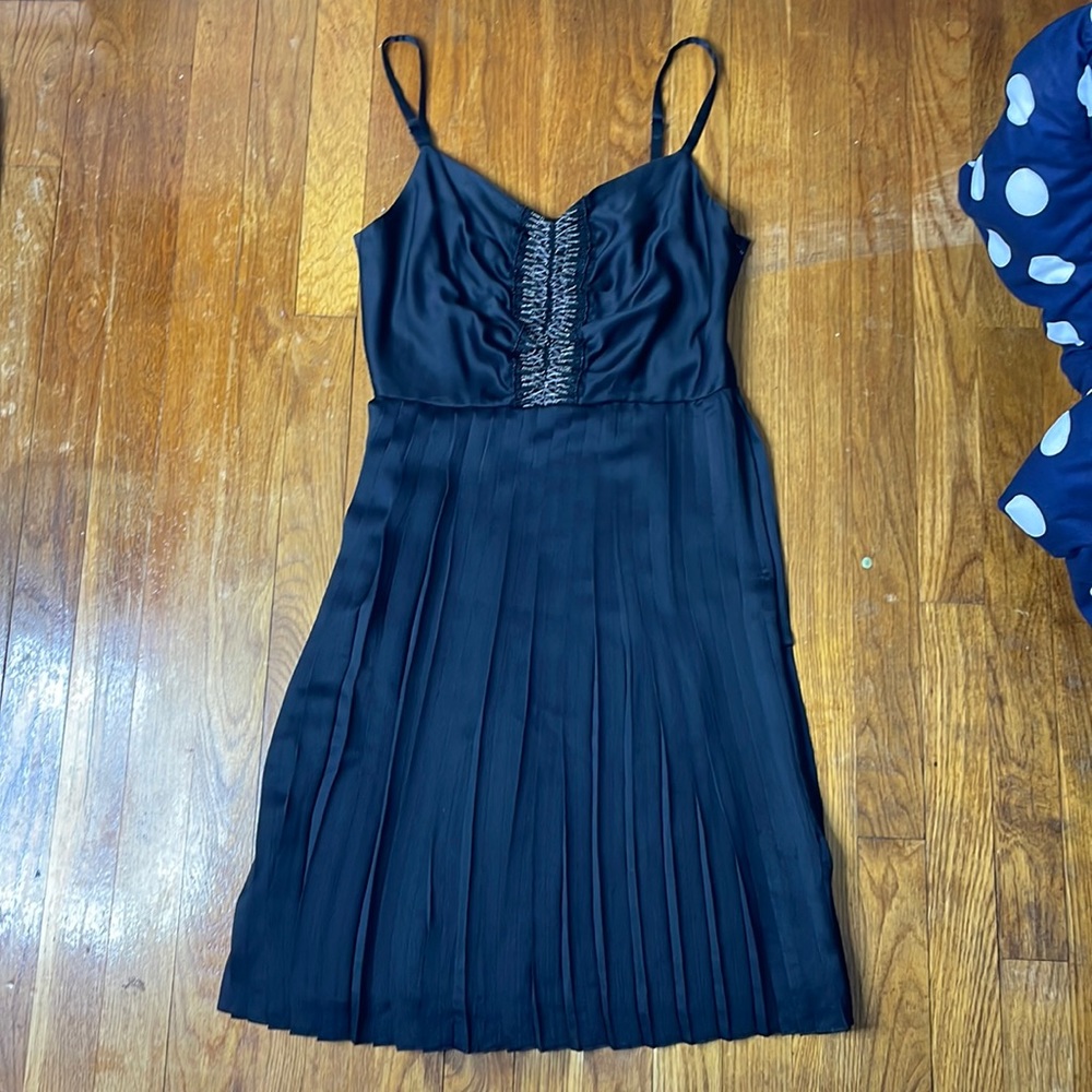 Black Satin Dress